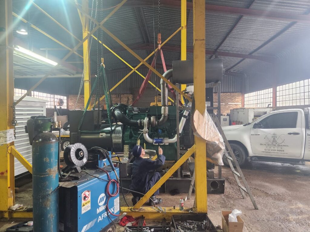 625 kVA Volvo open set mutual duel standby set